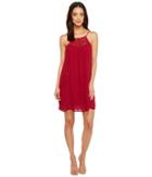 Brigitte Bailey - Janalyn Spaghetti Strap Dress With Crochet Detail