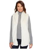 Dylan By True Grit - Textured Silky Faux Fur Shawl Collar Vest