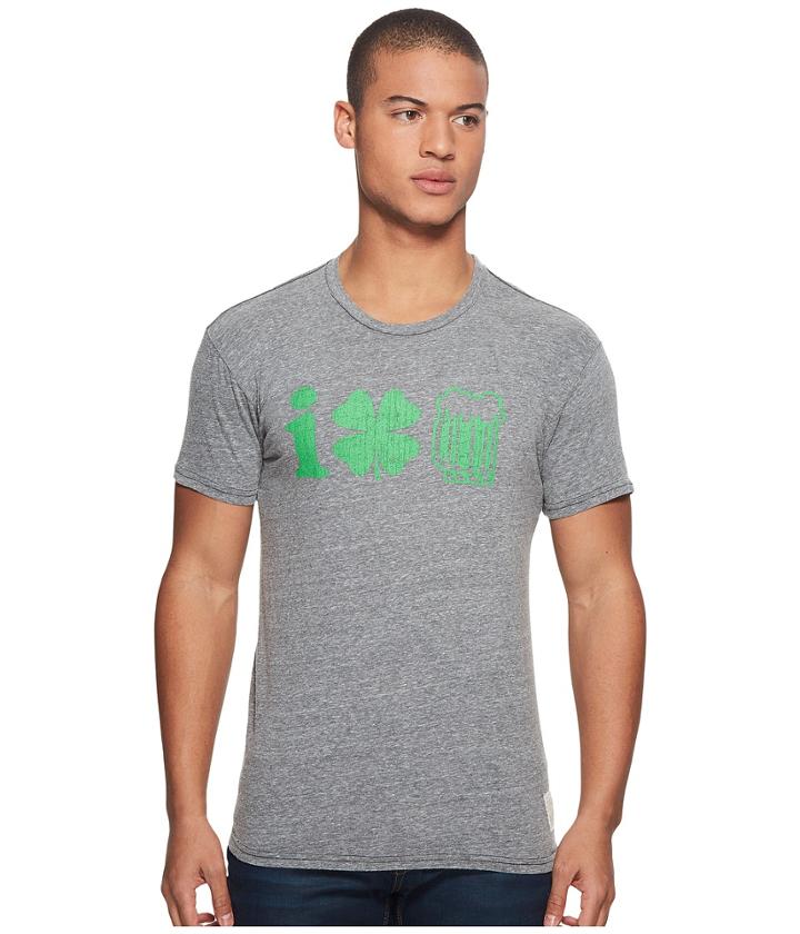 The Original Retro Brand - I Love Beer Short Sleeve Tri-blend Tee