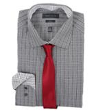 Perry Ellis - Long Sleeve Non-iron Slim Fit Dobby