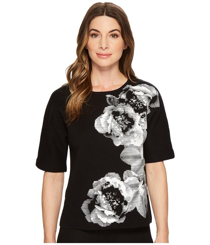 Calvin Klein - Floral Graphic Short Sleeve Sweater