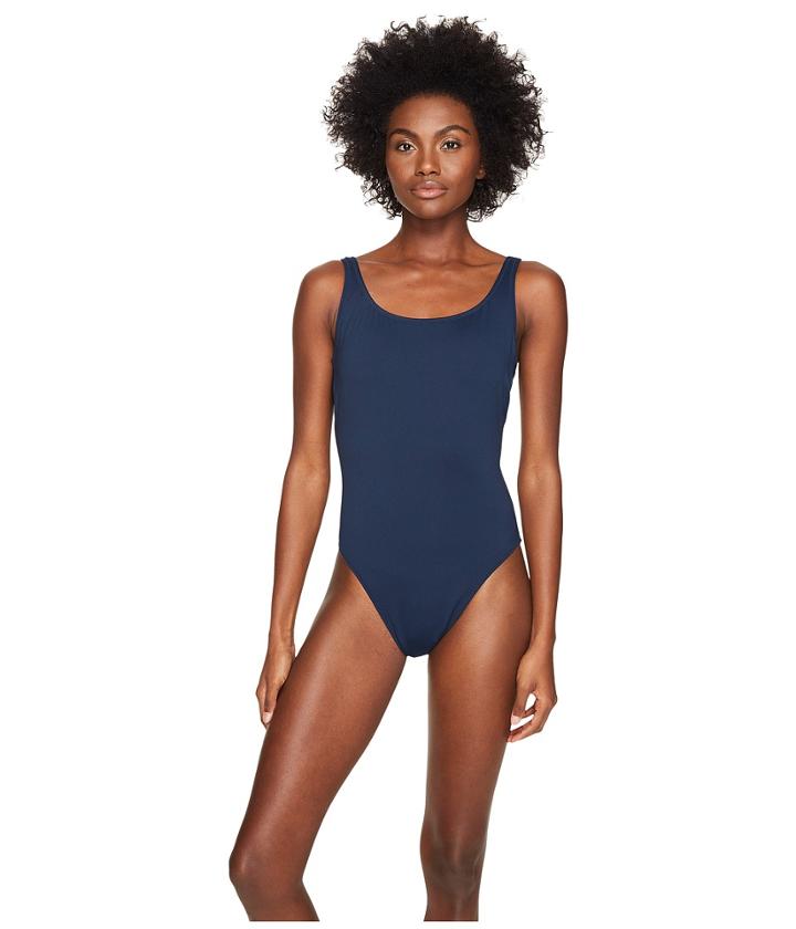 Letarte - Solid Lattice Back One-piece