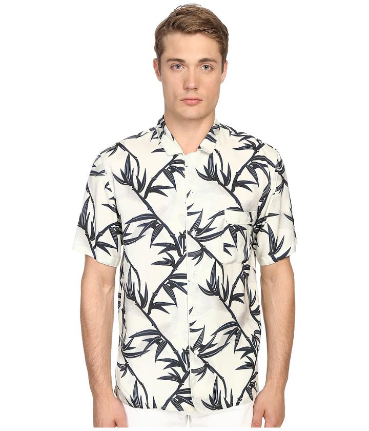 Marc Jacobs - Shadow Leaf Classic Short Sleeve Button Up