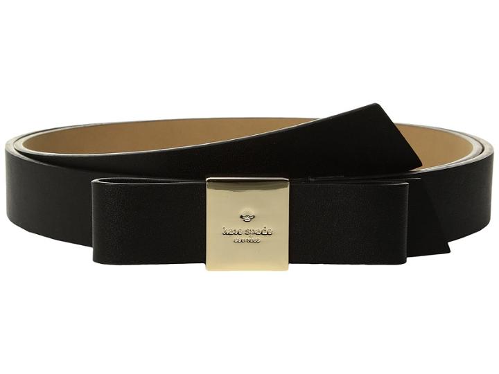 Kate Spade New York - 25mm 1 Smooth Tab Bow Belt