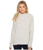 Michael Stars - Novelty Yarn Turtleneck Pullover With Snaps