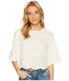 Bishop + Young - Crochet Scallop Edge Top