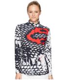 Jamie Sadock - Sunsense(r) Lightweight Serpentine Print 1/4 Zip Long Sleeve Top With 50 Spf