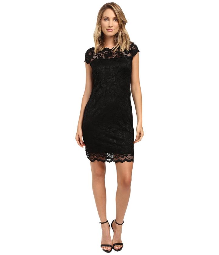 Rsvp - Short Margaux Lace Cap Sleeve Dress