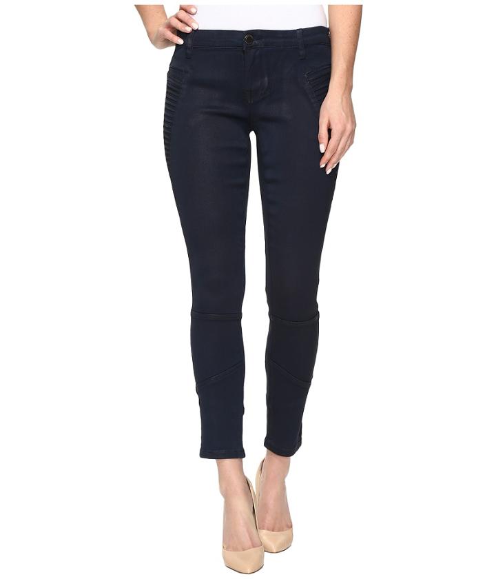 Blank Nyc - Navy Blue Moto Skinny In Midnight Ink