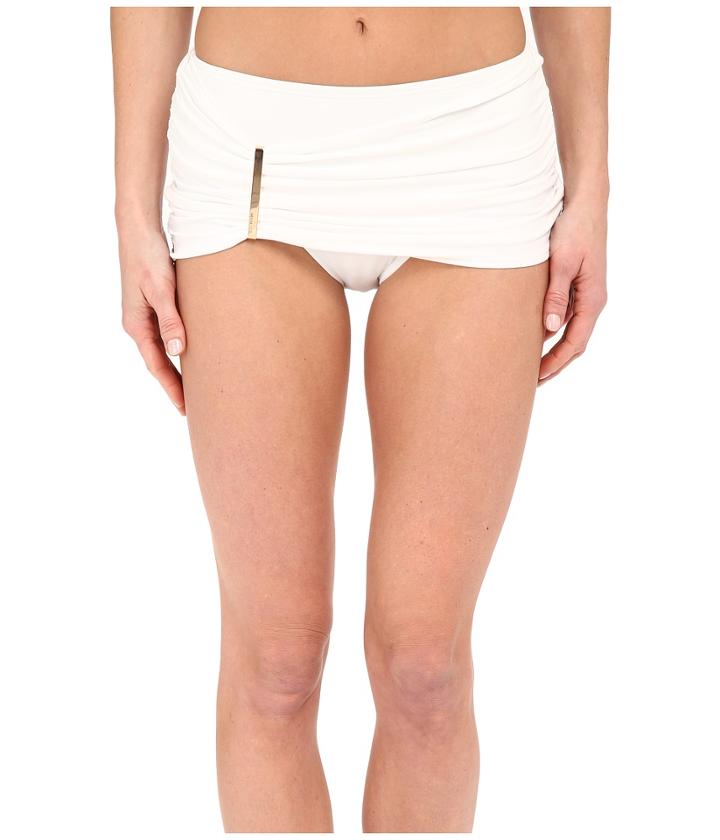 Michael Michael Kors - Draped Solids Long Bar Skirted Bottom