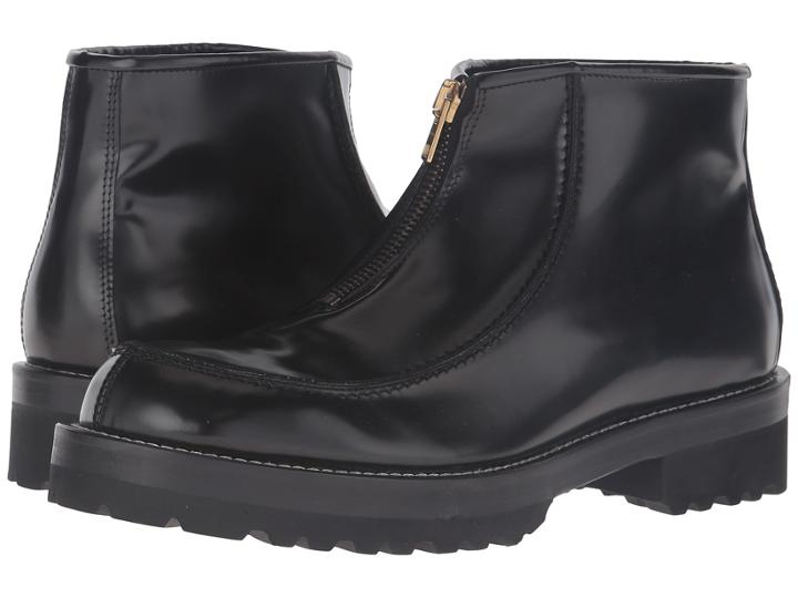 Marni - Brushed Leather Zip-up Boot