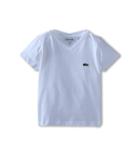 Lacoste Kids S/s Classic Jersey V-neck Tee
