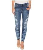 Liverpool - Penny Ankle Skinny In Vintage Super Comfort Stretch Denim In Montauk Mid Blue