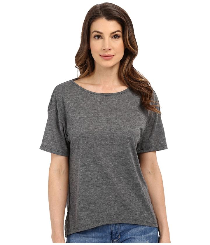 Alternative - Melange Burnout Jersey Pony Tee