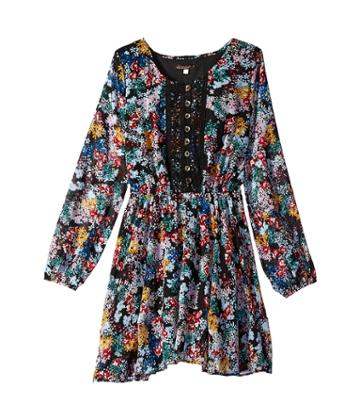 Ella Moss Girl - Flora Printed Peasant Dress