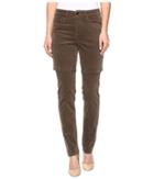 Fdj French Dressing Jeans - Olivia Slim Leg Plush Cord In Taupe