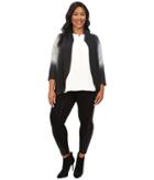 Karen Kane Plus - Plus Size Dip-dye Cocoon Cardigan