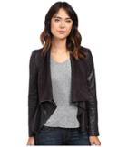 Blank Nyc - Faux Suede Drape Jacket In Hot Line Bling