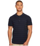 Ben Sherman - Textured Stripe Knit Polo