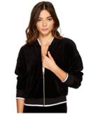 Juicy Couture - Velour Ruched Sleeve Jacket
