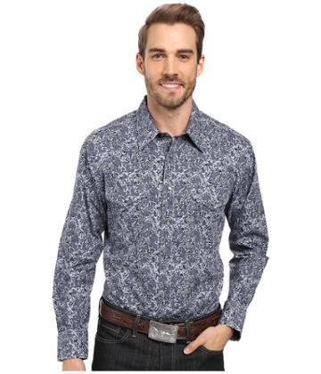 Rock And Roll Cowboy - Long Sleeve Snap B2s8422
