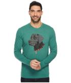 Life Is Good - Black Lab Patchwork Long Sleeve Crusher Tee