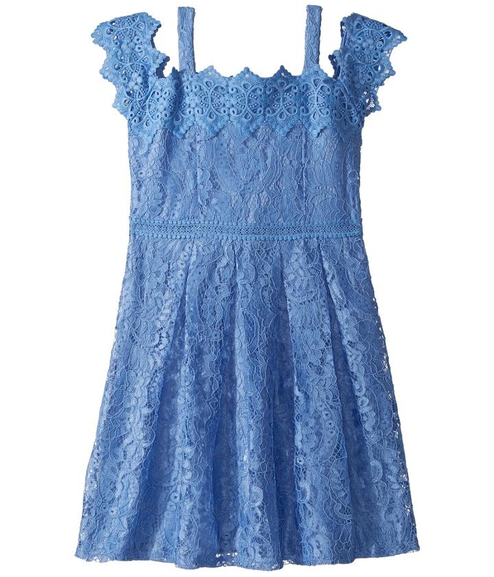 Us Angels - Cold Shoulder Lace Dress