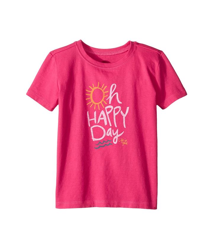 Life Is Good Kids - Oh Happy Day Crusher Tee