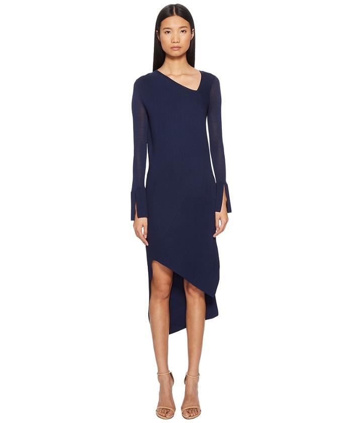 Neil Barrett - Spiral Tech Knit Dress
