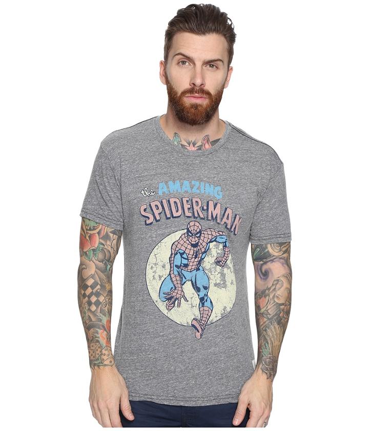 The Original Retro Brand - Spiderman Short Sleeve Tri-blend Tee