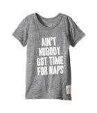 The Original Retro Brand Kids - Ain't Nobody Got Time For Naps Short Sleeve Tri-blend Tee