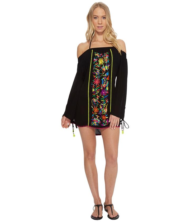 Nanette Lepore - Isla Marietas Off The Shoulder Tunic Cover-up
