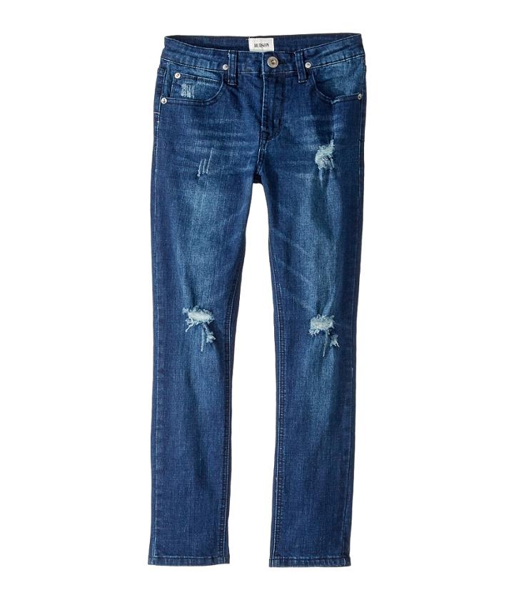 Hudson Kids - Jude Og Skinny Five-pocket Jeans In Storm