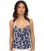 Nautica - Pacific Floral Rem Soft Cup Ring Tankini Na29146