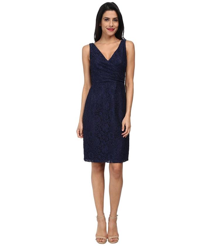 Donna Morgan Lulu V-neck Lace Dress