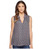 B Collection By Bobeau - Sleeveless Star Print Tank Top
