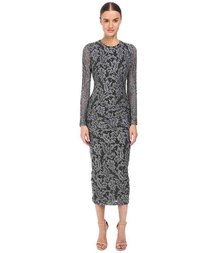 Just Cavalli - Lace Overlay Midi Dress