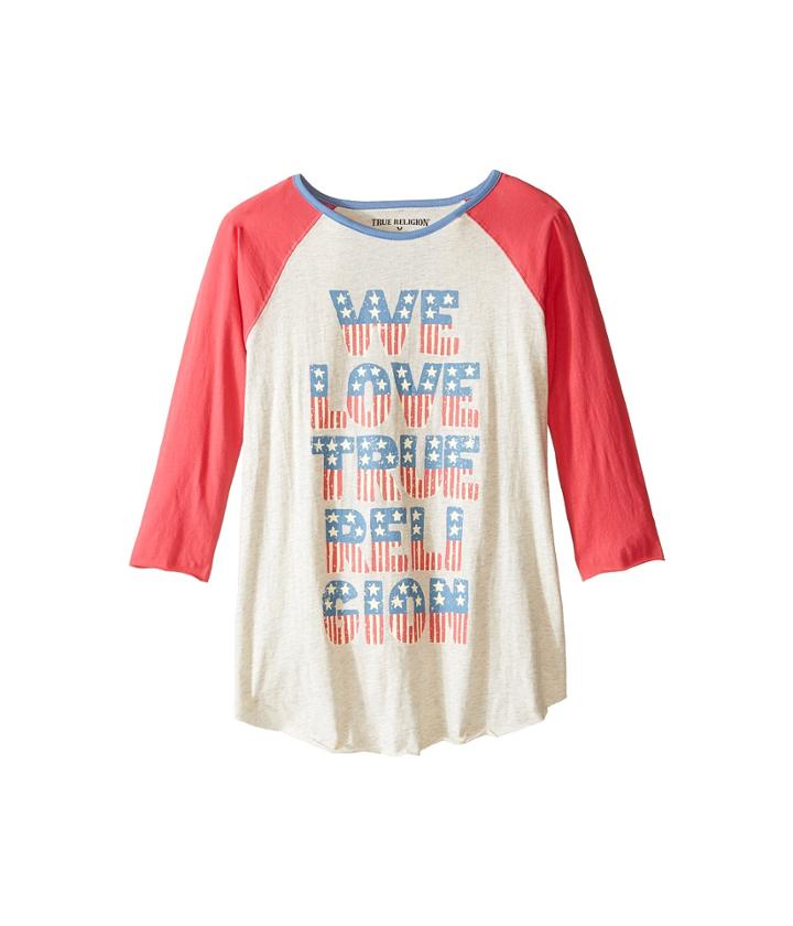 True Religion Kids - We Love True Religion Football Tee