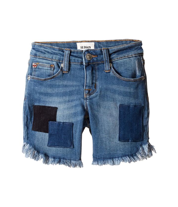 Hudson Kids - Shadow Midi Shorts In Beach Blue