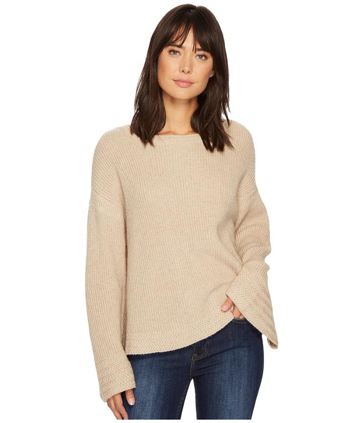 1.state - Bell Sleeve Sweater W/ Stitch Detail