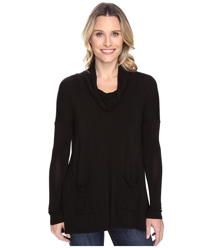 Mod-o-doc - Rayon Spandex Jersey Pullover Cowl Funnel Tunic