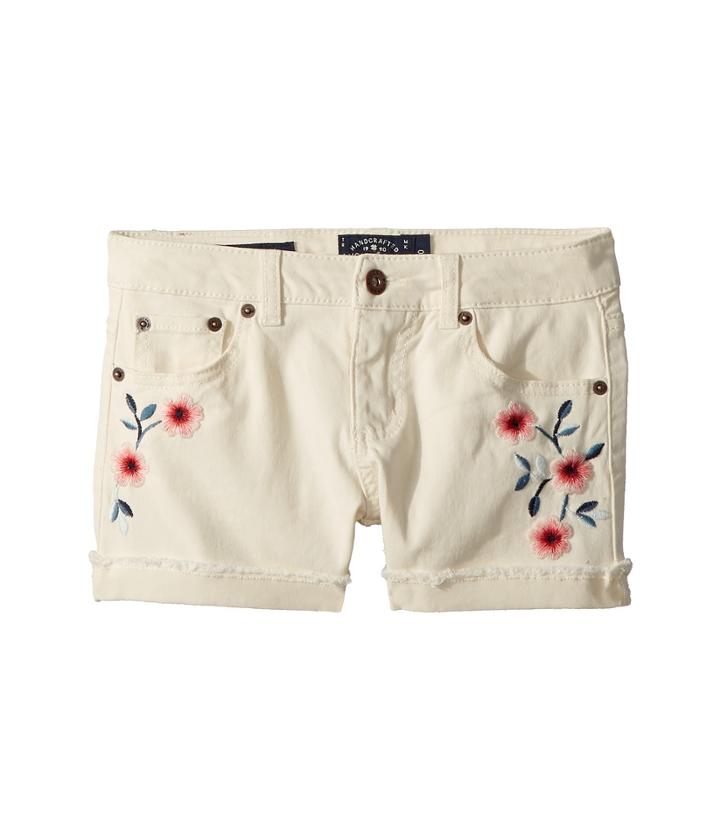Lucky Brand Kids - Bobbi Denim Shorts In Natural