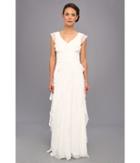 Adrianna Papell - Long Irri Tiered Petal Dress