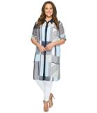 Calvin Klein Plus - Plus Size Long Printed Tunic