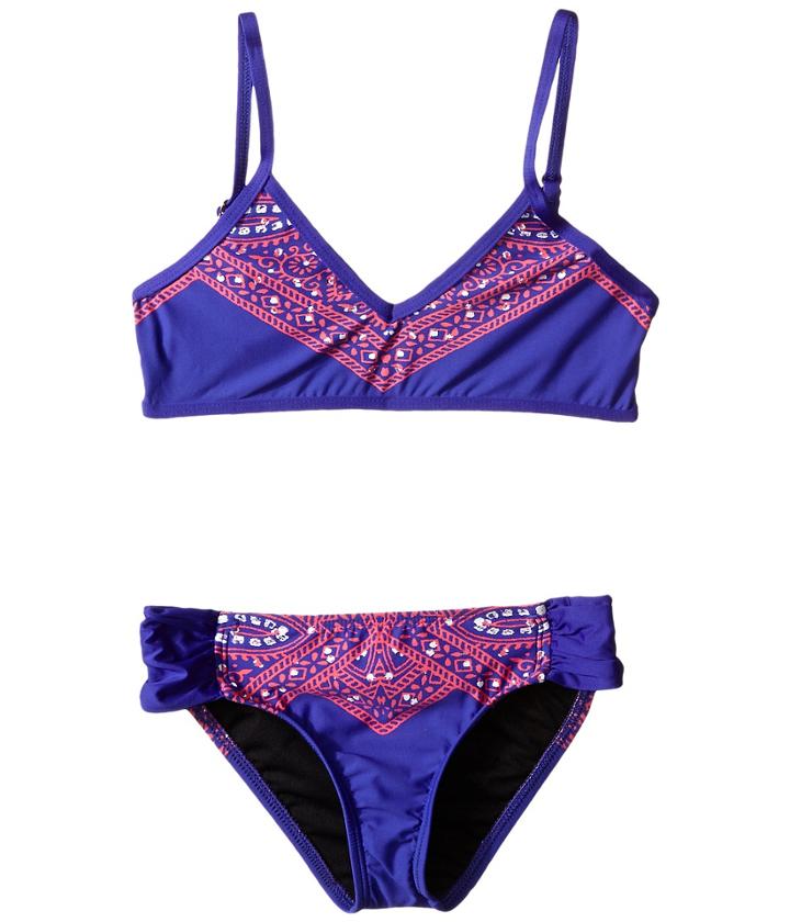 Ella Moss Girl - Fez Bralette Top With Tab Side Pant Bottom