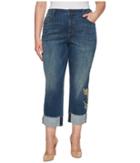 Nydj Plus Size - Plus Size Marilyn Ankle W/ Applique Cuff In Desert Gold
