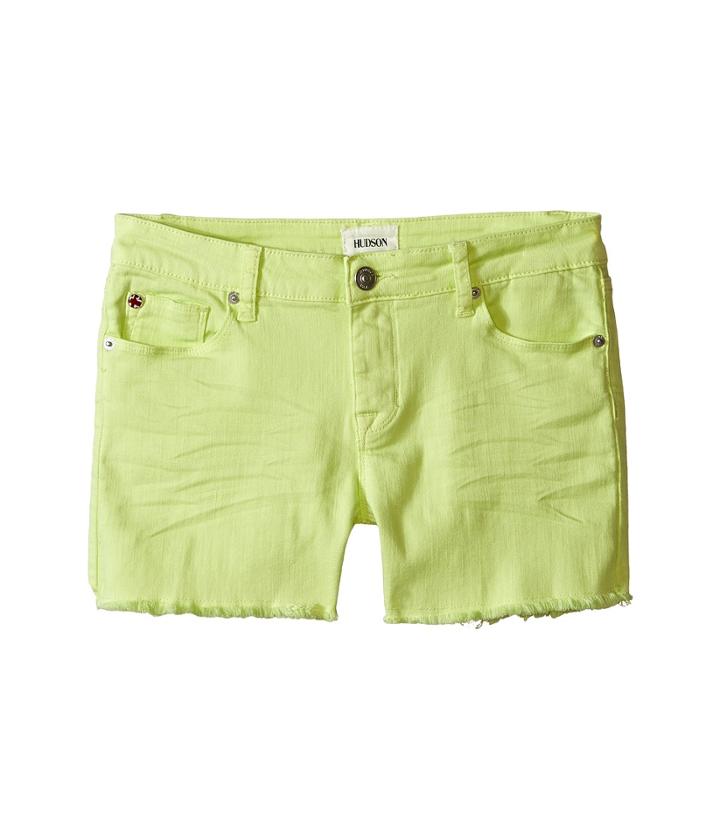 Hudson Kids - 3 Fray Colored Ava Shorts In Mellow Yellow