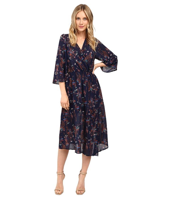 Brigitte Bailey - Avelina V-neck Bell Sleeve Dress