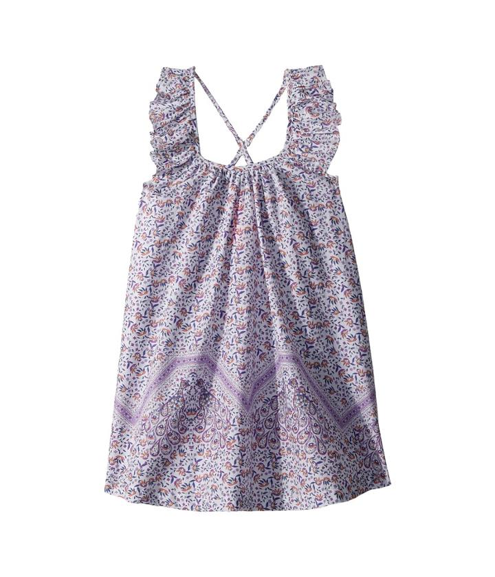 Seafolly Kids - Peacock Paisley Frill Dress Cover-up