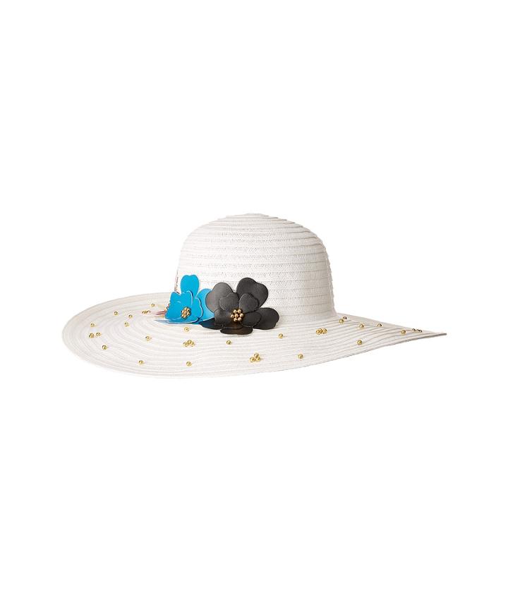 San Diego Hat Company - Ubl6801 Ultrabraid Sun Brim W/ Flowers Gold Beads